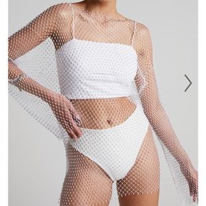 Diamond Mesh Dress OS